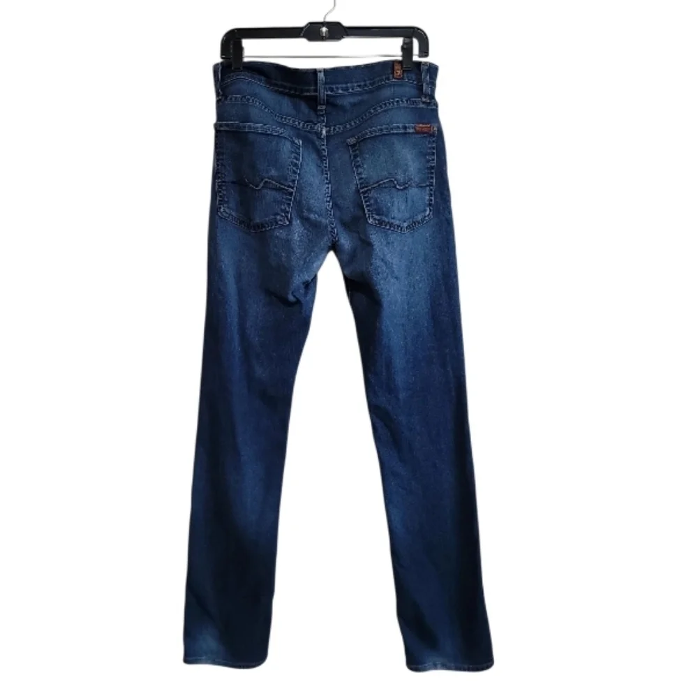 7 For All Mankind Men Blue Denim Slimmy Jean Size 31x327